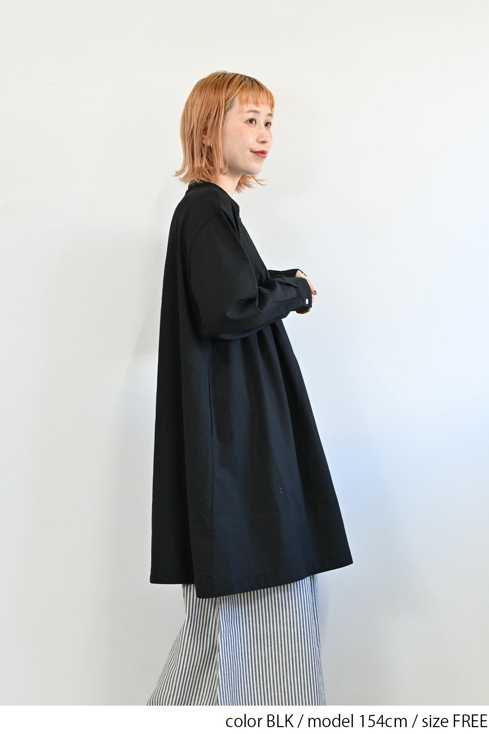 ≪SALE≫ Asymmetrical Hem A-Line Tuck Tunic