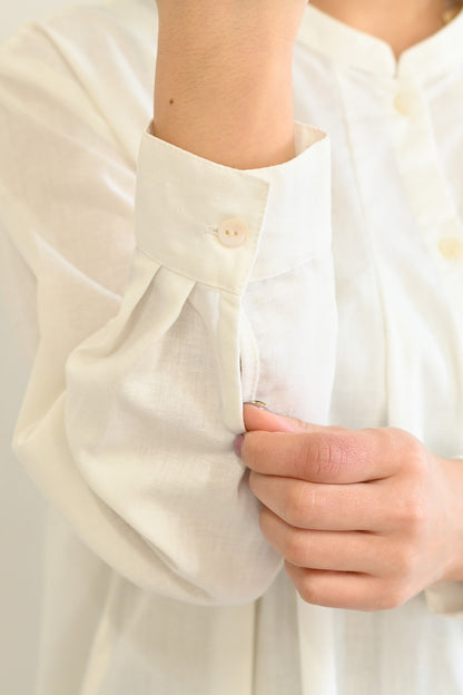 ≪SALE≫ Asymmetrical Hem A-Line Tuck Tunic
