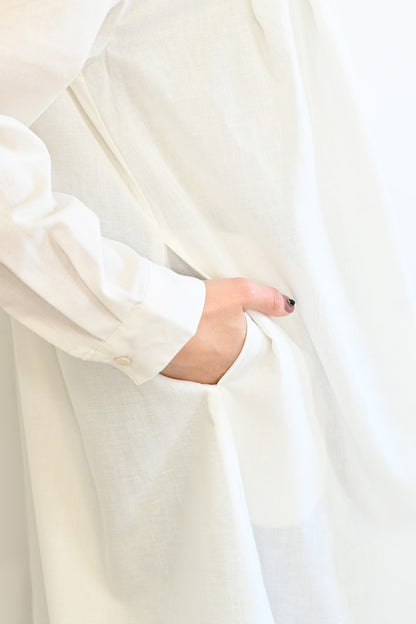 ≪SALE≫ Asymmetrical Hem A-Line Tuck Tunic