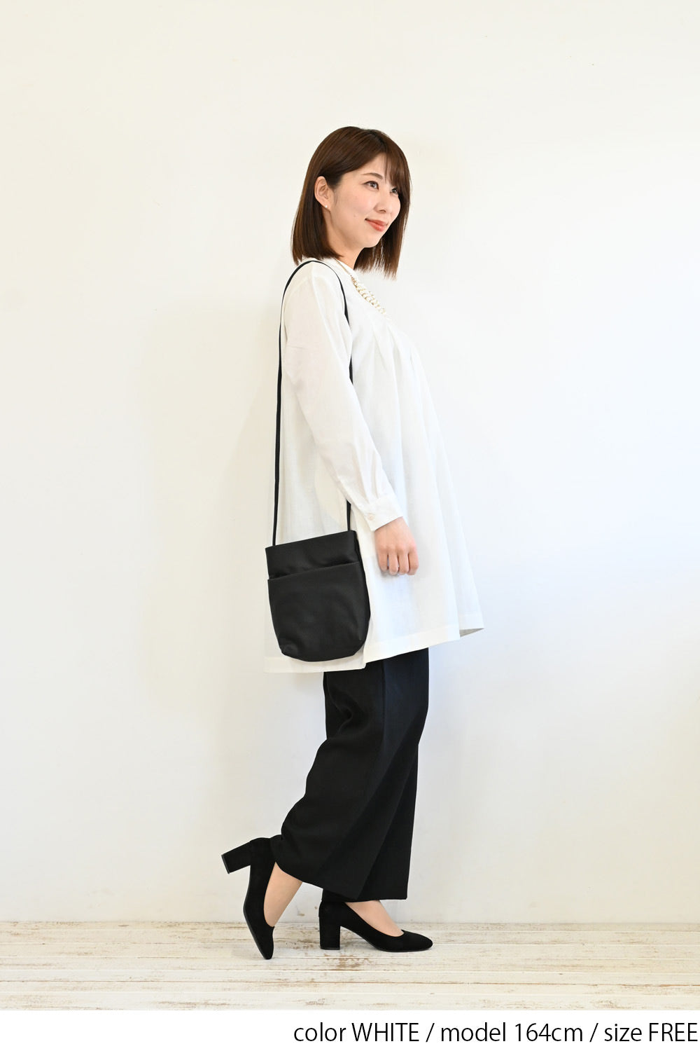 ≪SALE≫ Asymmetrical Hem A-Line Tuck Tunic