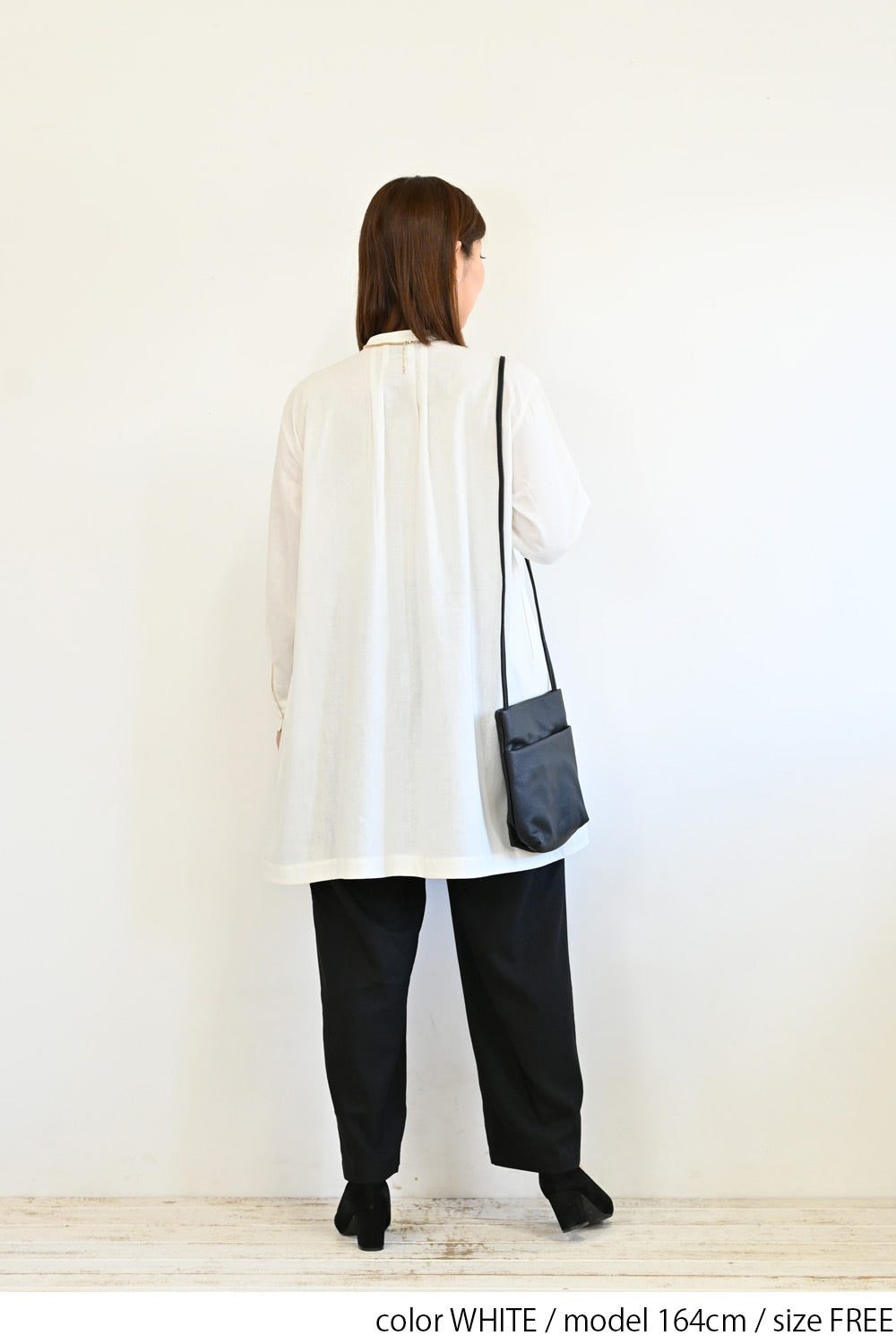 ≪SALE≫ Asymmetrical Hem A-Line Tuck Tunic
