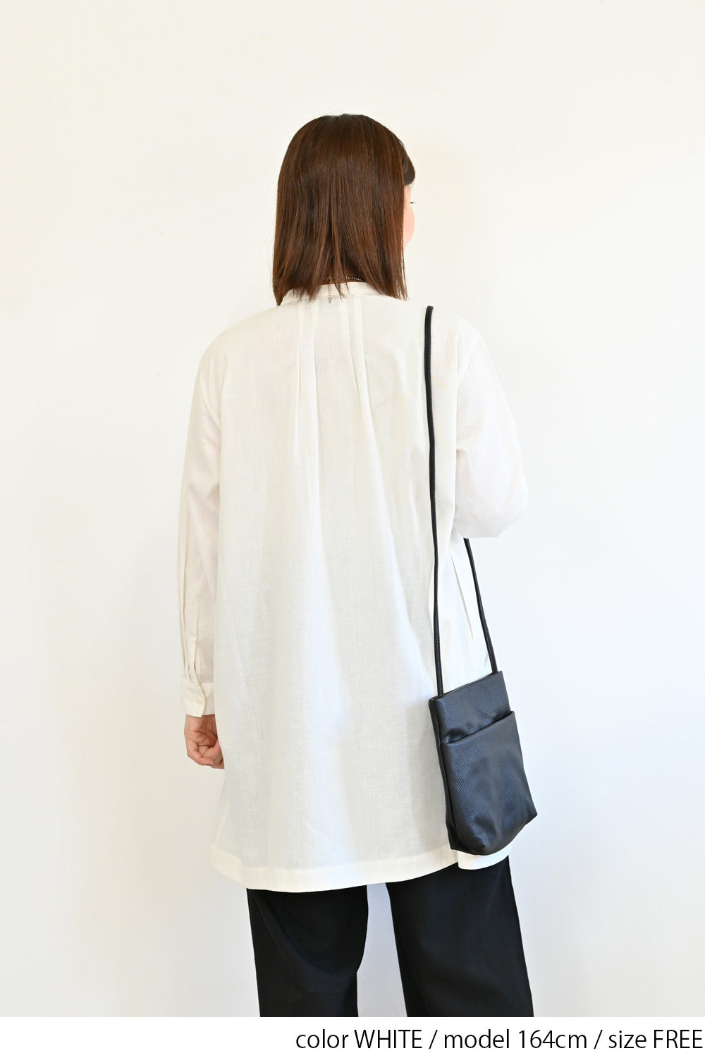 ≪SALE≫ Asymmetrical Hem A-Line Tuck Tunic