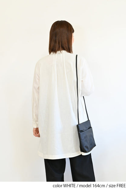 ≪SALE≫ Asymmetrical Hem A-Line Tuck Tunic