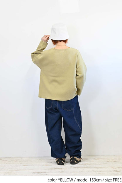 ≪SALE≫ Pique Style Wide Pullover