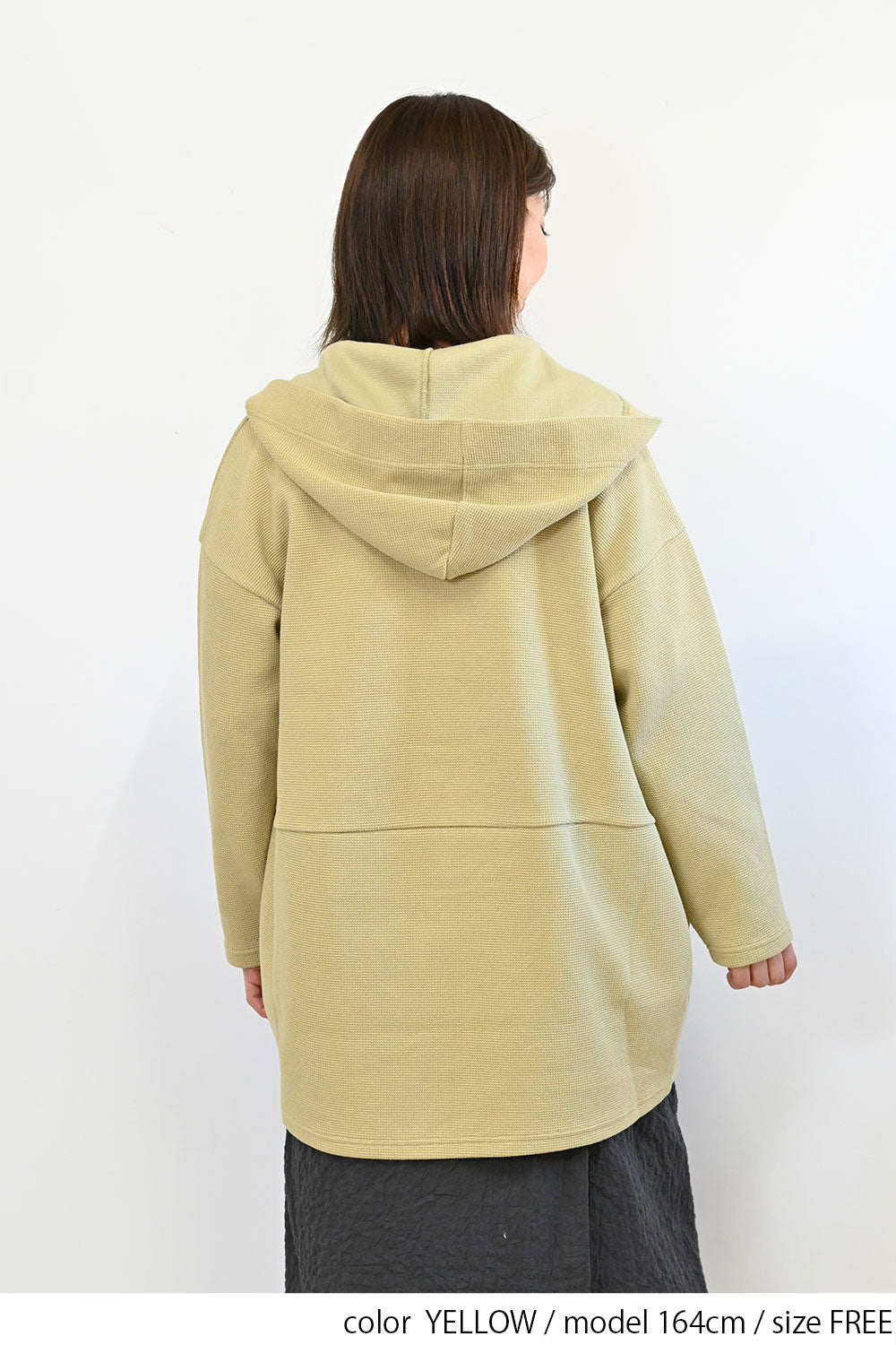 ＼Limited Stock／≪SALE≫★2407 Received from Hideo, Listed for Reduction, Not Public★ Pique Style Cocoon Long Parka