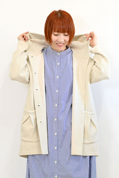 ＼Limited Stock／≪SALE≫★2407 Received from Hideo, Listed for Reduction, Not Public★ Pique Style Cocoon Long Parka