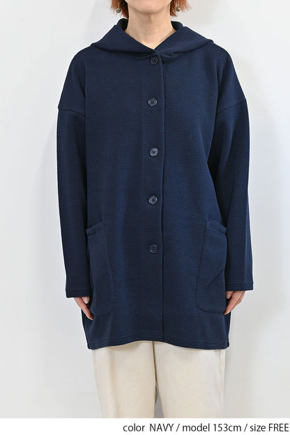 ＼Limited Stock／≪SALE≫★2407 Received from Hideo, Listed for Reduction, Not Public★ Pique Style Cocoon Long Parka