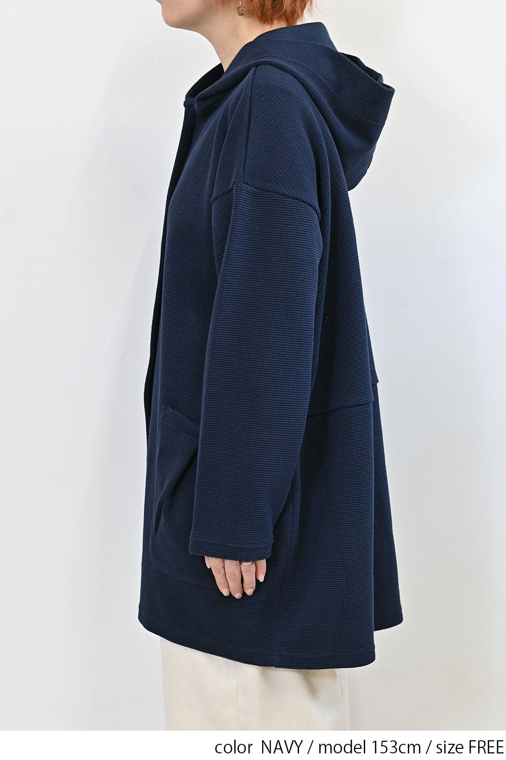 ＼Limited Stock／≪SALE≫★2407 Received from Hideo, Listed for Reduction, Not Public★ Pique Style Cocoon Long Parka