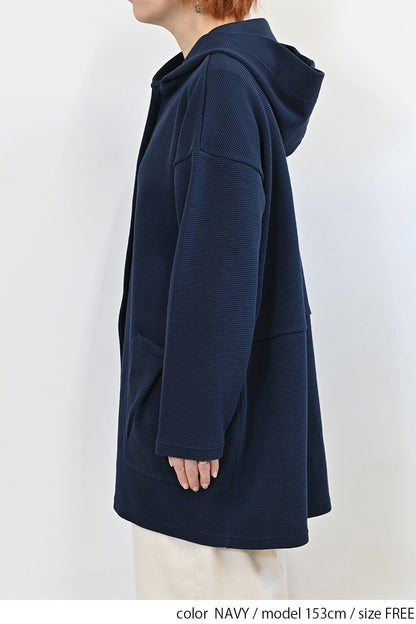 ＼Limited Stock／≪SALE≫★2407 Received from Hideo, Listed for Reduction, Not Public★ Pique Style Cocoon Long Parka