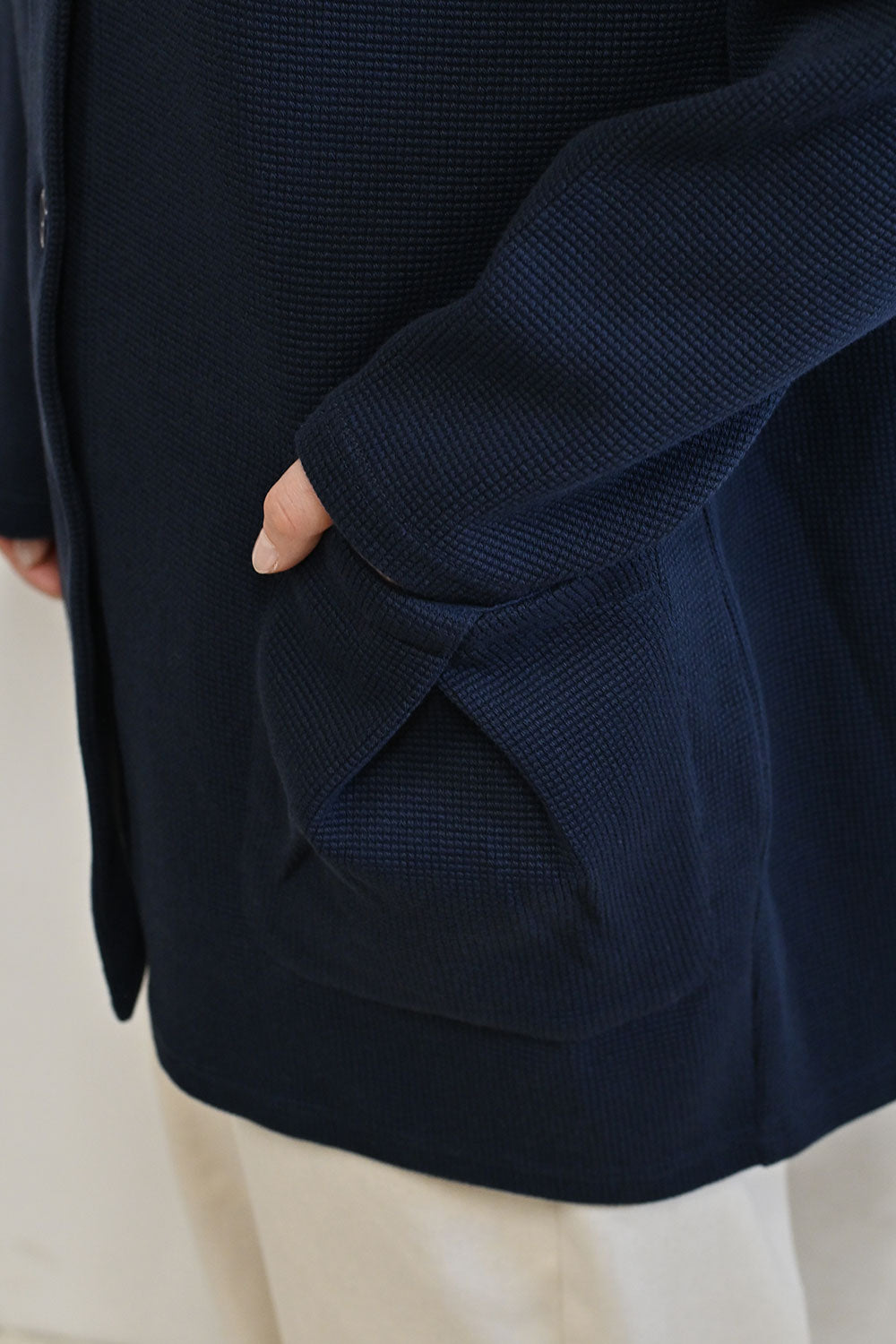 ＼Limited Stock／≪SALE≫★2407 Received from Hideo, Listed for Reduction, Not Public★ Pique Style Cocoon Long Parka