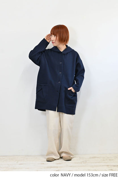 ＼Limited Stock／≪SALE≫★2407 Received from Hideo, Listed for Reduction, Not Public★ Pique Style Cocoon Long Parka
