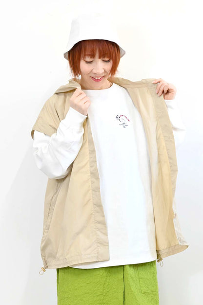 ＼Limited Stock／≪SALE≫★2407 Received from Hideo, Listed for Reduction, Not Public★ Nylon Hood VEST