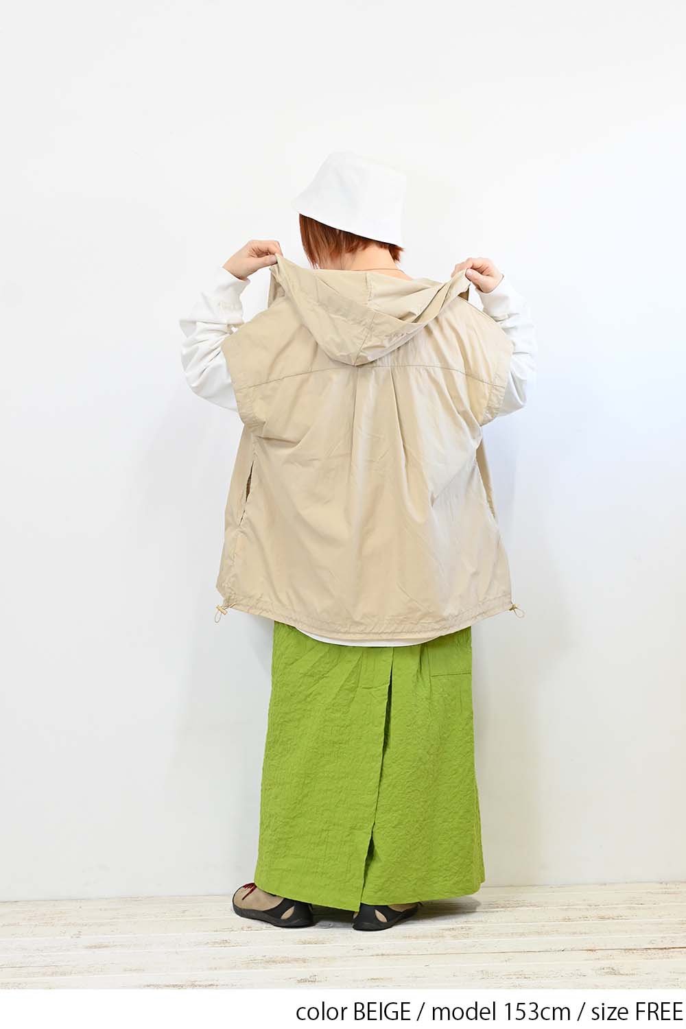 ＼Limited Stock／≪SALE≫★2407 Received from Hideo, Listed for Reduction, Not Public★ Nylon Hood VEST