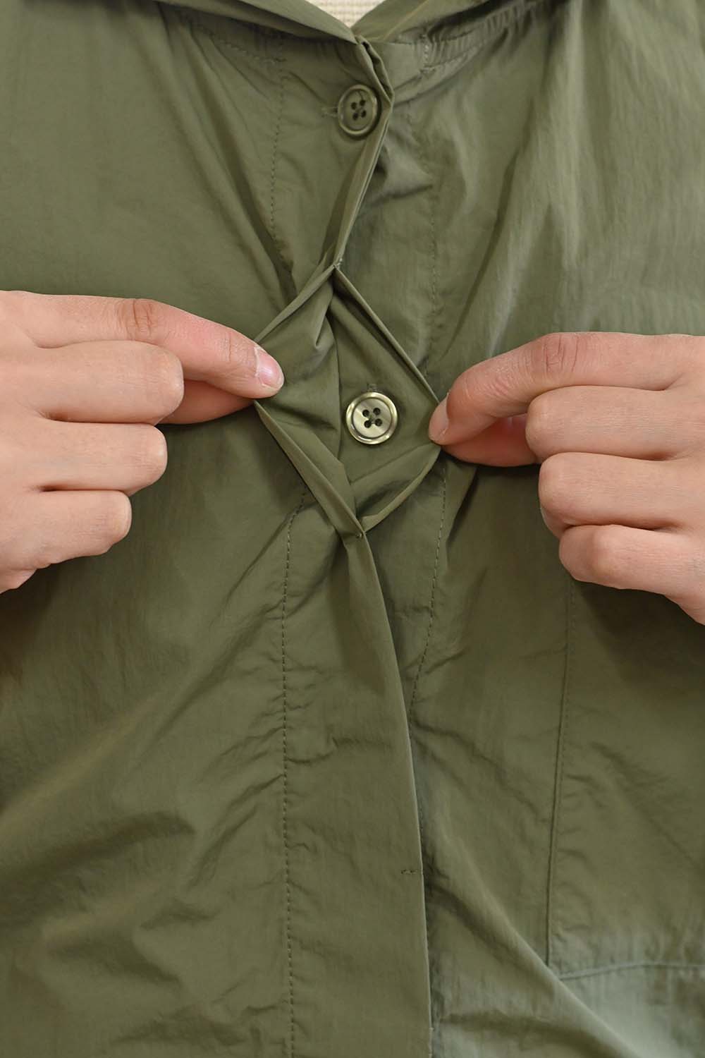 ＼Limited Stock／≪SALE≫★2407 Received from Hideo, Listed for Reduction, Not Public★ Nylon Hood VEST