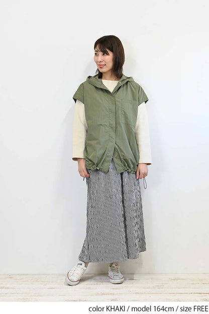 ＼Limited Stock／≪SALE≫★2407 Received from Hideo, Listed for Reduction, Not Public★ Nylon Hood VEST