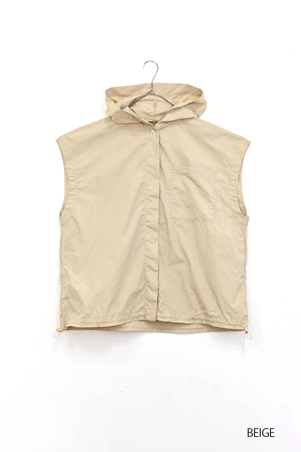 ＼Limited Stock／≪SALE≫★2407 Received from Hideo, Listed for Reduction, Not Public★ Nylon Hood VEST