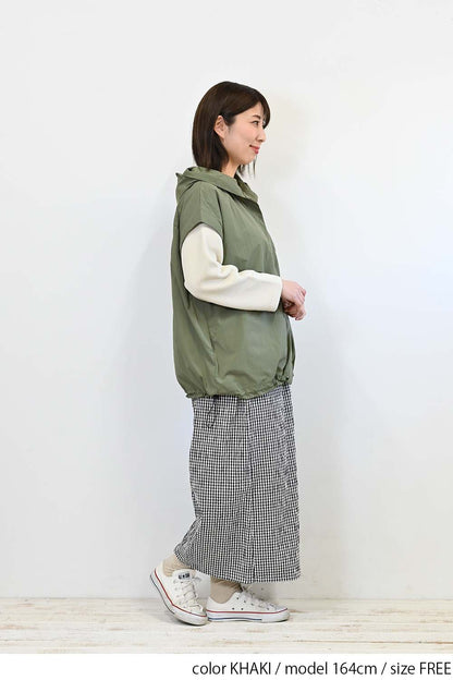 ＼Limited Stock／≪SALE≫★2407 Received from Hideo, Listed for Reduction, Not Public★ Nylon Hood VEST