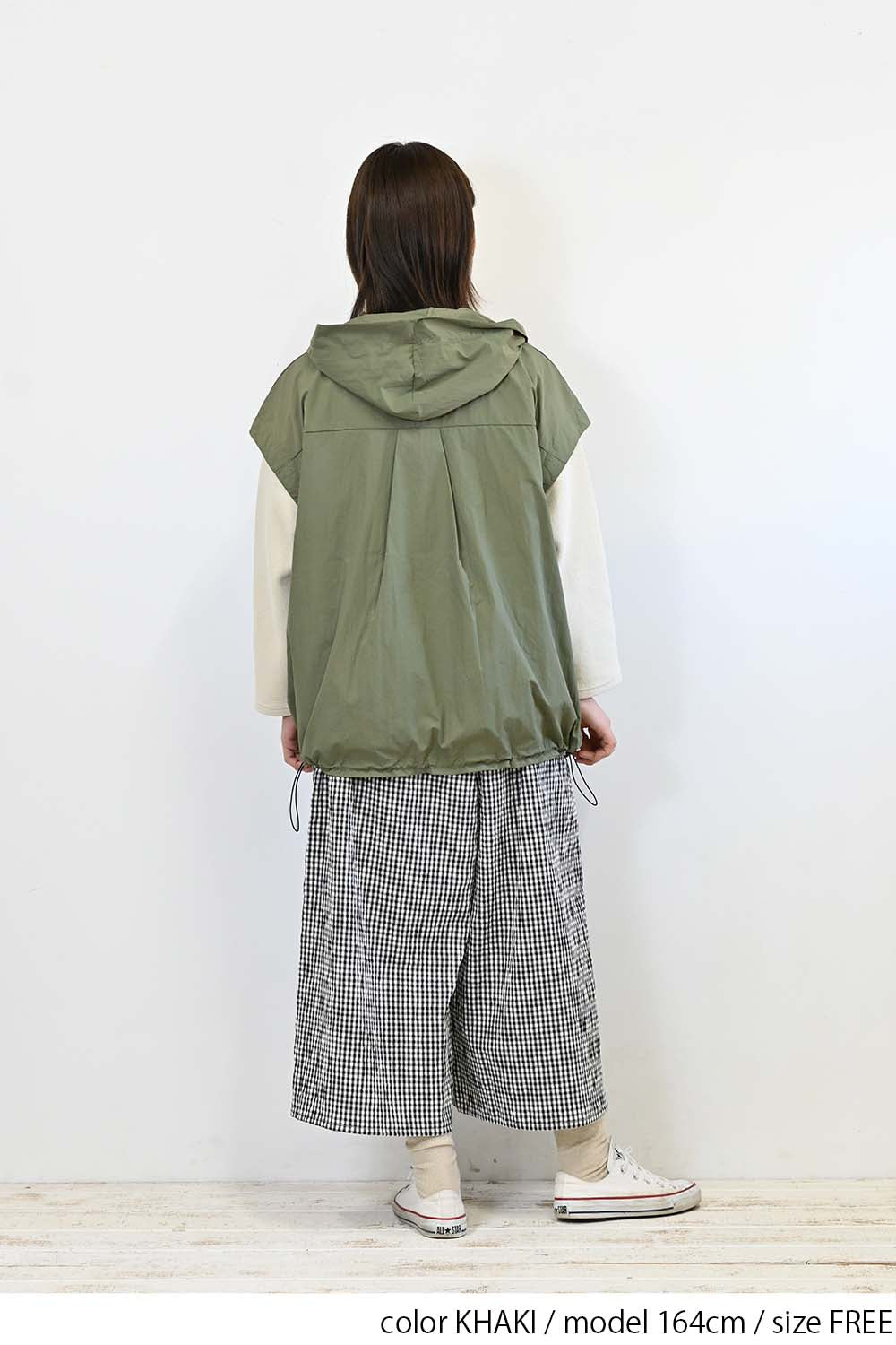 ＼Limited Stock／≪SALE≫★2407 Received from Hideo, Listed for Reduction, Not Public★ Nylon Hood VEST