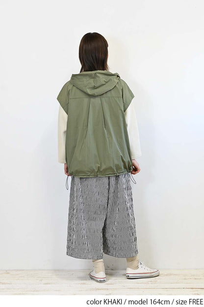 ＼Limited Stock／≪SALE≫★2407 Received from Hideo, Listed for Reduction, Not Public★ Nylon Hood VEST