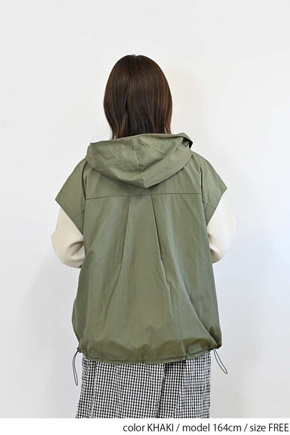 ＼Limited Stock／≪SALE≫★2407 Received from Hideo, Listed for Reduction, Not Public★ Nylon Hood VEST