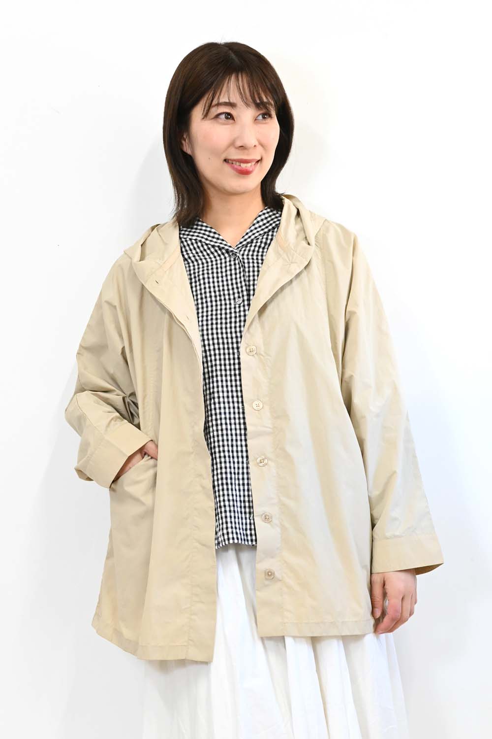 ＼Limited Stock／≪SALE≫★2407 Received from Hideo, Listed for Reduction, Not Public★ Nylon Hood Dolman Parka