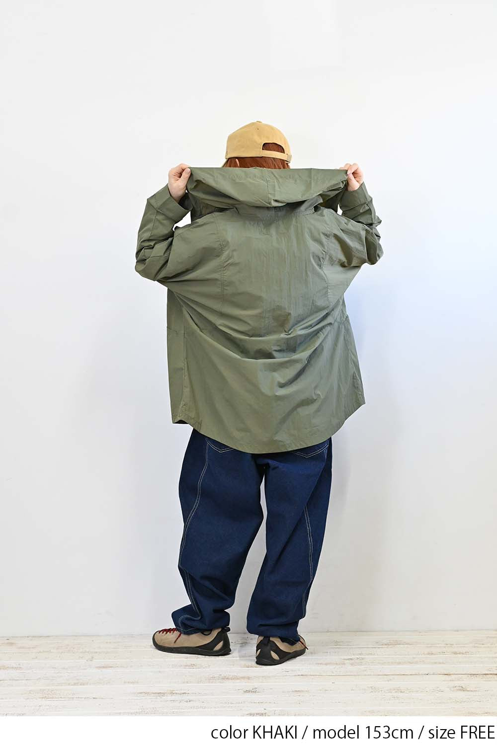 ＼Limited Stock／≪SALE≫★2407 Received from Hideo, Listed for Reduction, Not Public★ Nylon Hood Dolman Parka