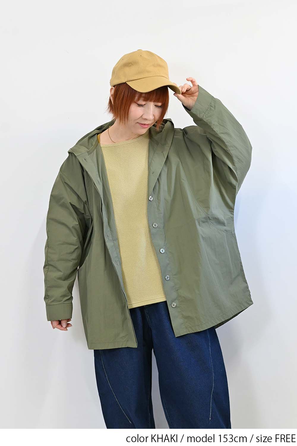 ＼Limited Stock／≪SALE≫★2407 Received from Hideo, Listed for Reduction, Not Public★ Nylon Hood Dolman Parka