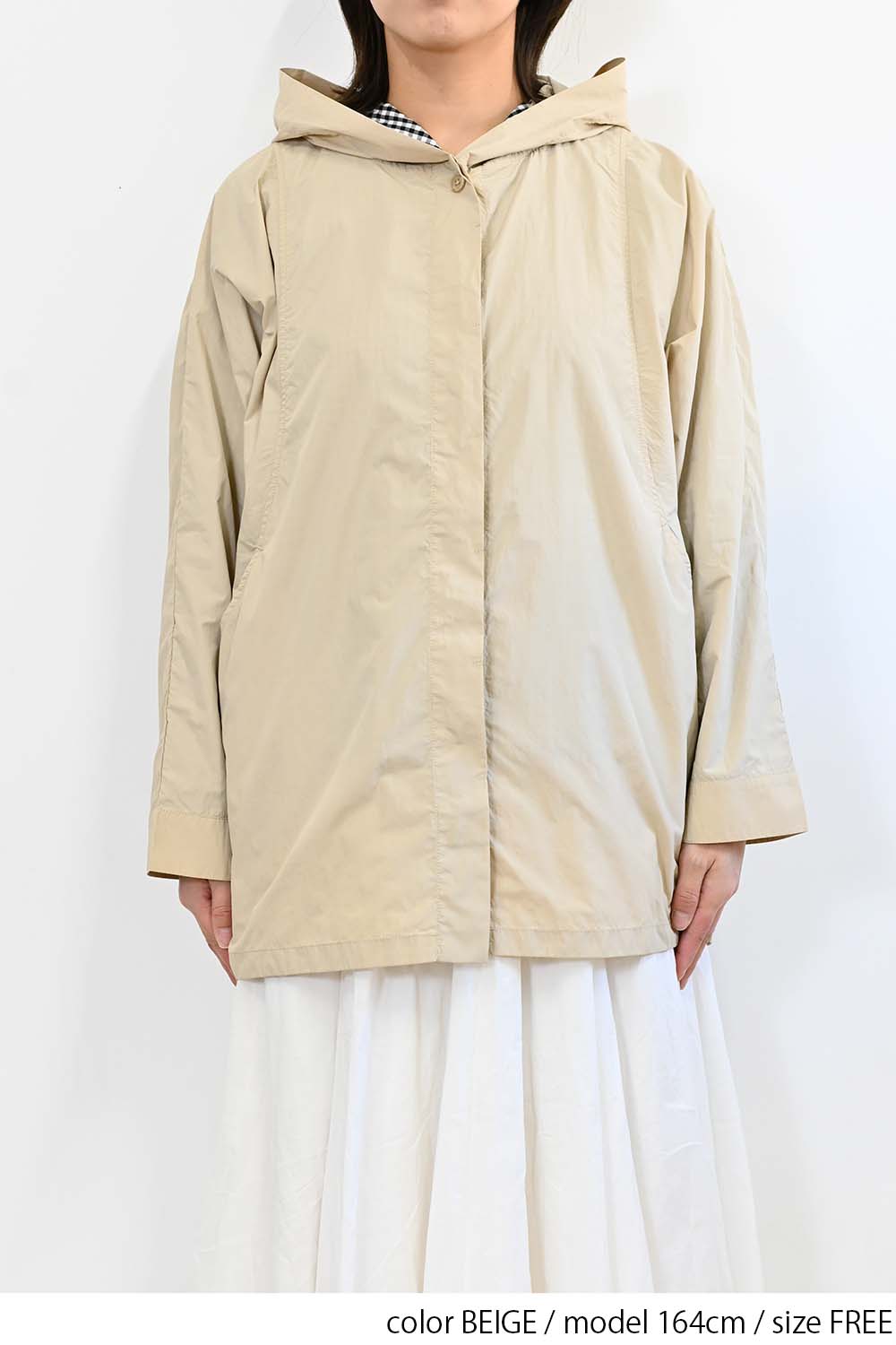 ＼Limited Stock／≪SALE≫★2407 Received from Hideo, Listed for Reduction, Not Public★ Nylon Hood Dolman Parka