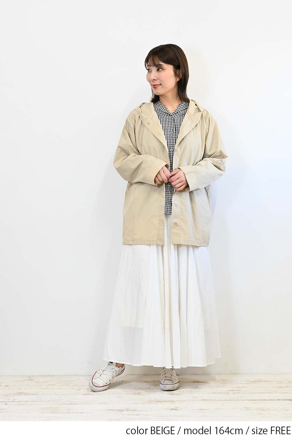 ＼Limited Stock／≪SALE≫★2407 Received from Hideo, Listed for Reduction, Not Public★ Nylon Hood Dolman Parka