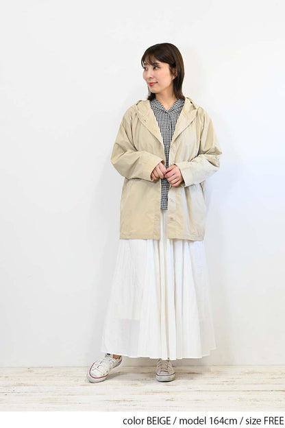 ＼Limited Stock／≪SALE≫★2407 Received from Hideo, Listed for Reduction, Not Public★ Nylon Hood Dolman Parka