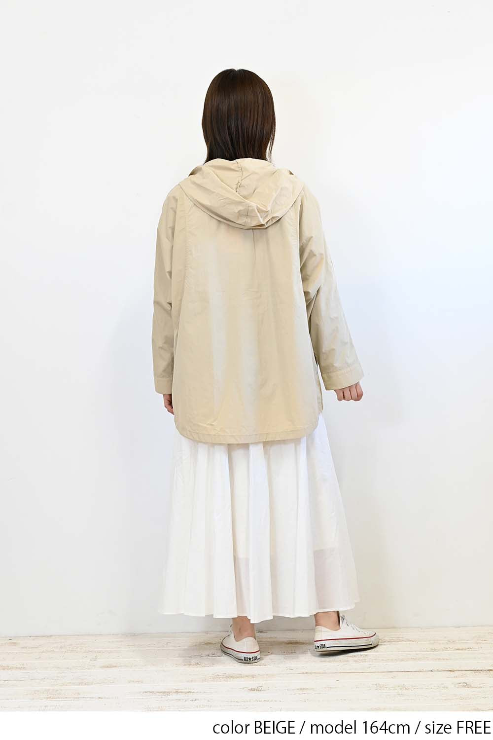 ＼Limited Stock／≪SALE≫★2407 Received from Hideo, Listed for Reduction, Not Public★ Nylon Hood Dolman Parka