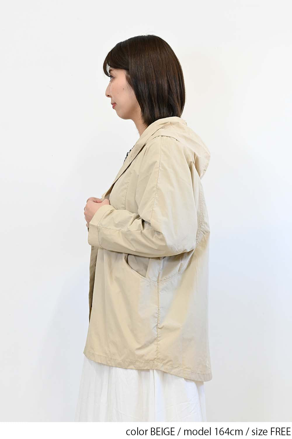 ＼Limited Stock／≪SALE≫★2407 Received from Hideo, Listed for Reduction, Not Public★ Nylon Hood Dolman Parka
