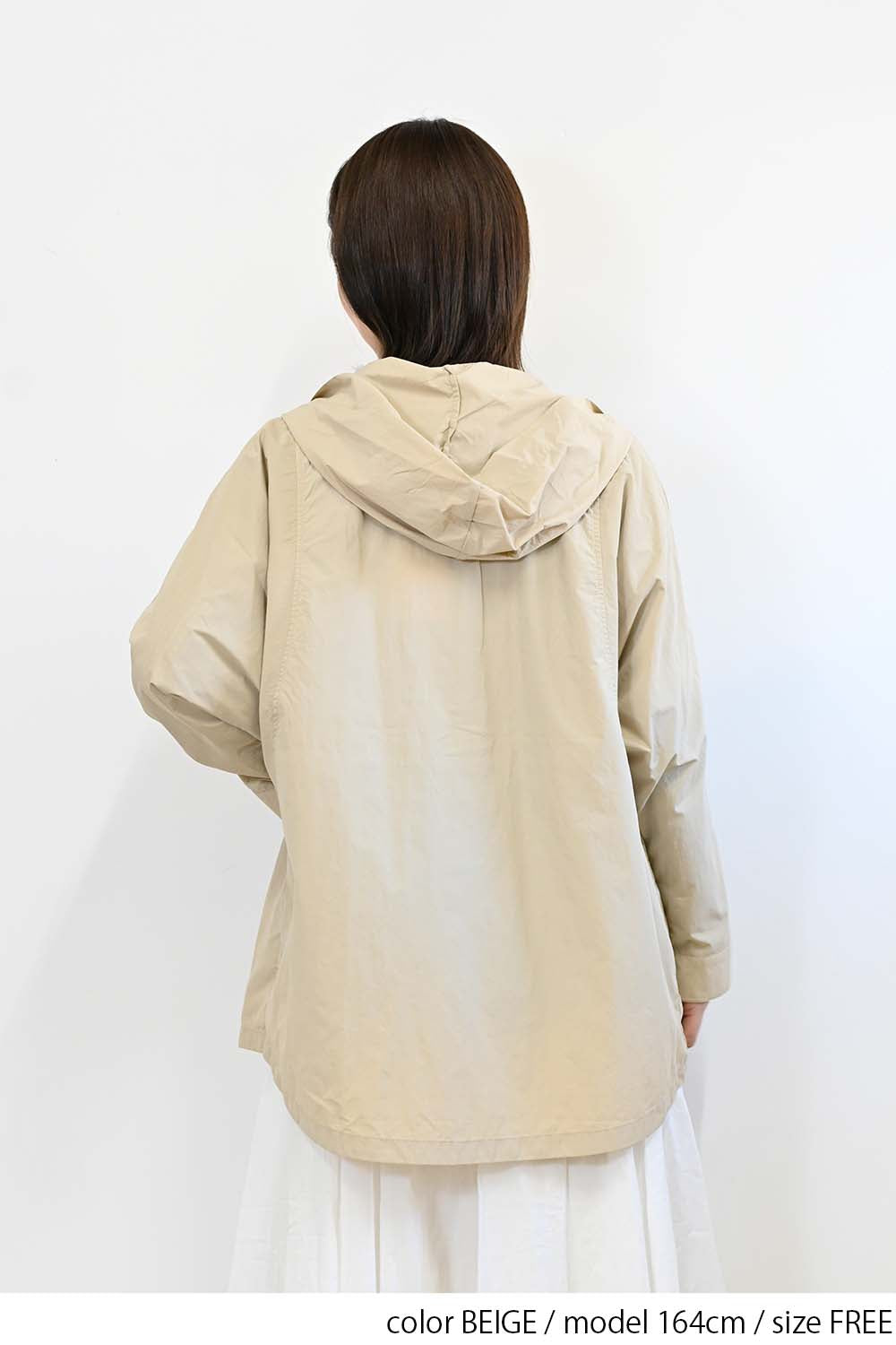 ＼Limited Stock／≪SALE≫★2407 Received from Hideo, Listed for Reduction, Not Public★ Nylon Hood Dolman Parka