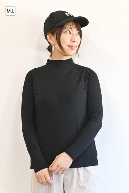 ハイネックインナープルオーバー