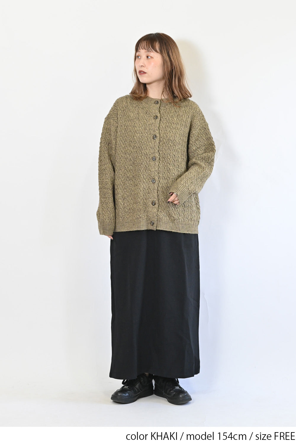 KHAKI / 154cm / FREE