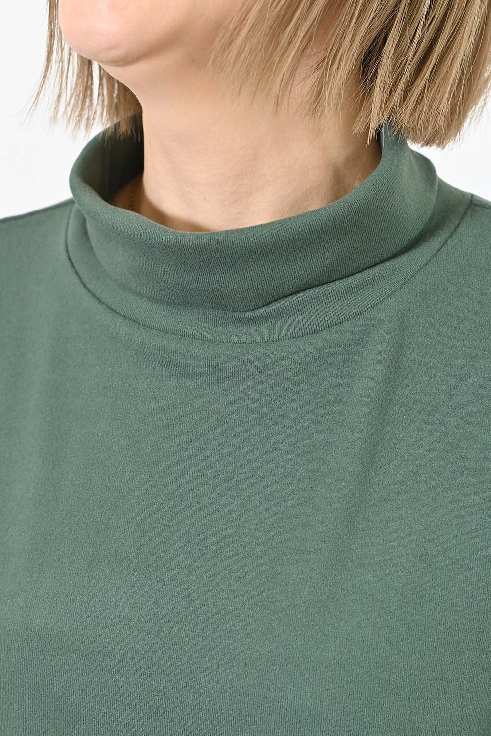 W起毛タートルプルオーバー