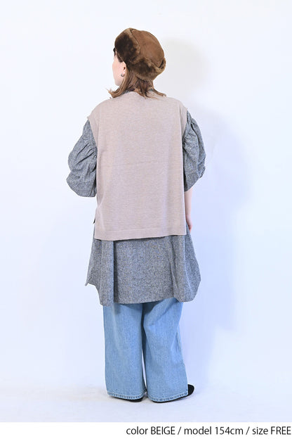 ワイドニットVEST