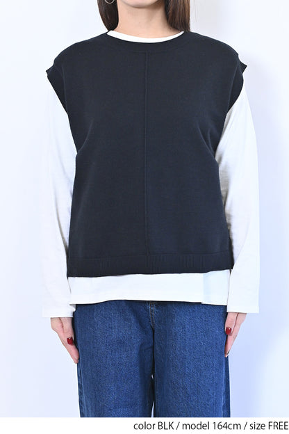 ワイドニットVEST