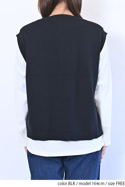 ワイドニットVEST