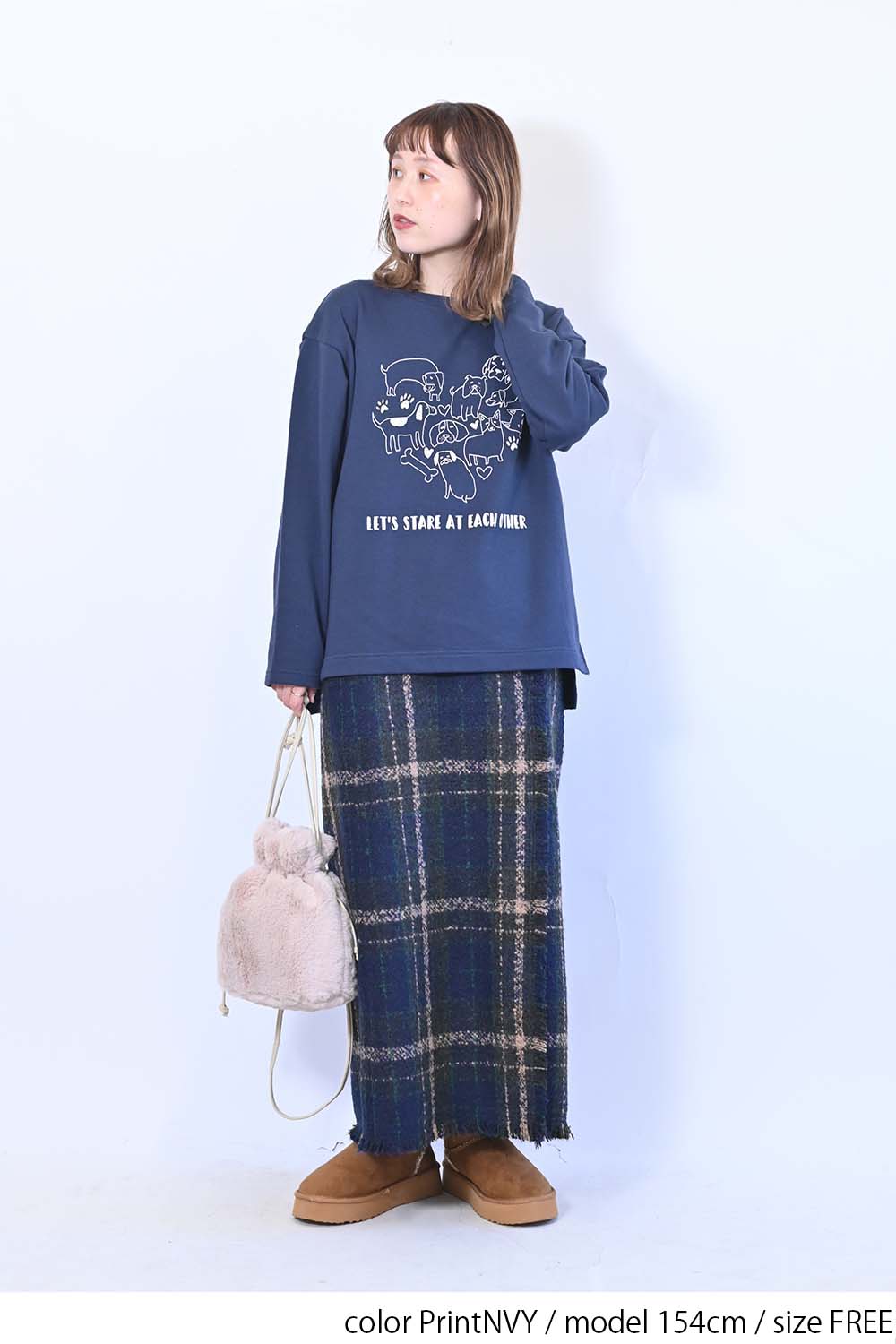 PrintNVY / 154cm / FREE