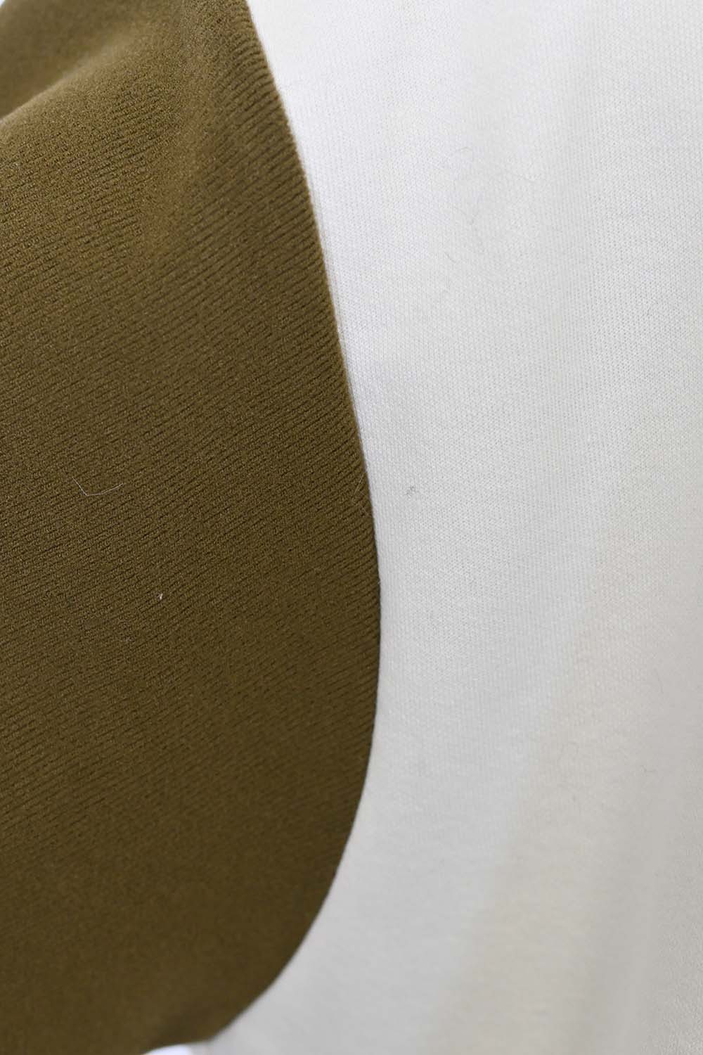 ≪SALE≫Tuck Sleeve Bicolor Pullover