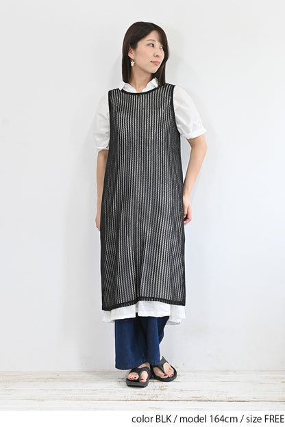 メッシュノースリワンピース