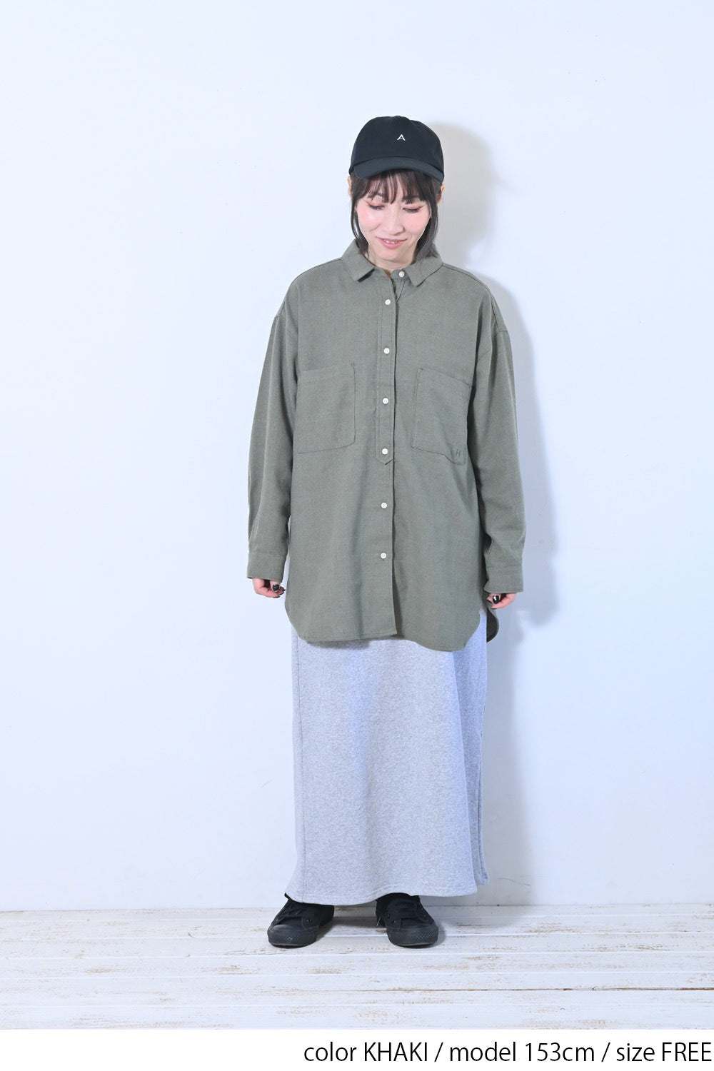 ワークシャツチュニック