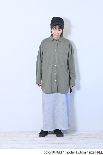 ワークシャツチュニック