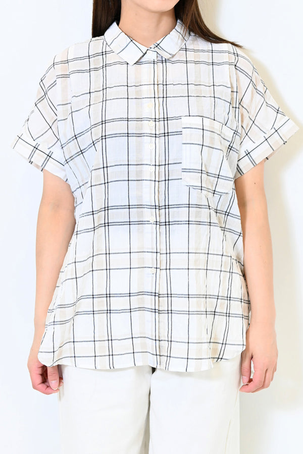 ≪SALE≫【Featured in Summer Lookbook】Soft Tuck Shirt Tunic