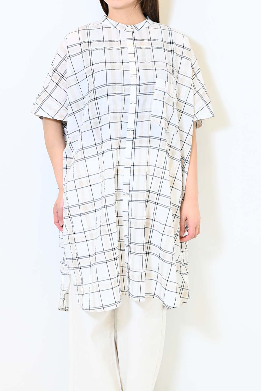 ≪SALE≫Soft Sleeve Underarm Tuck Dress
