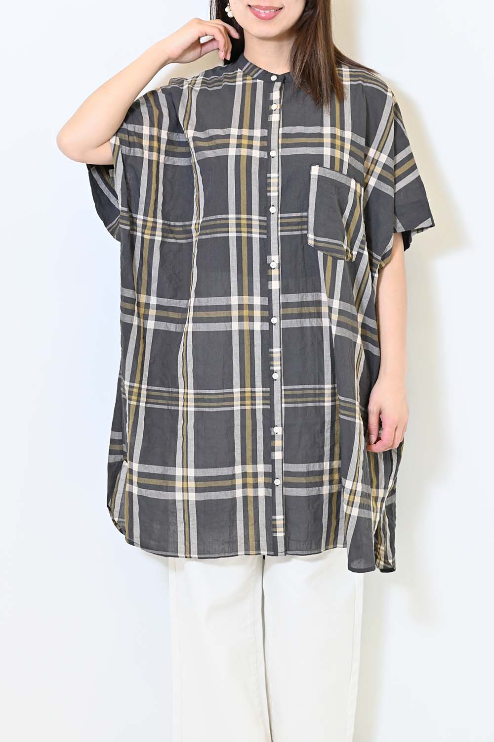 ≪SALE≫Soft Sleeve Underarm Tuck Dress