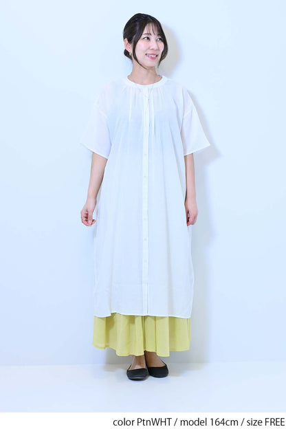 ≪SALE≫Heart Dobby Gathered Dress