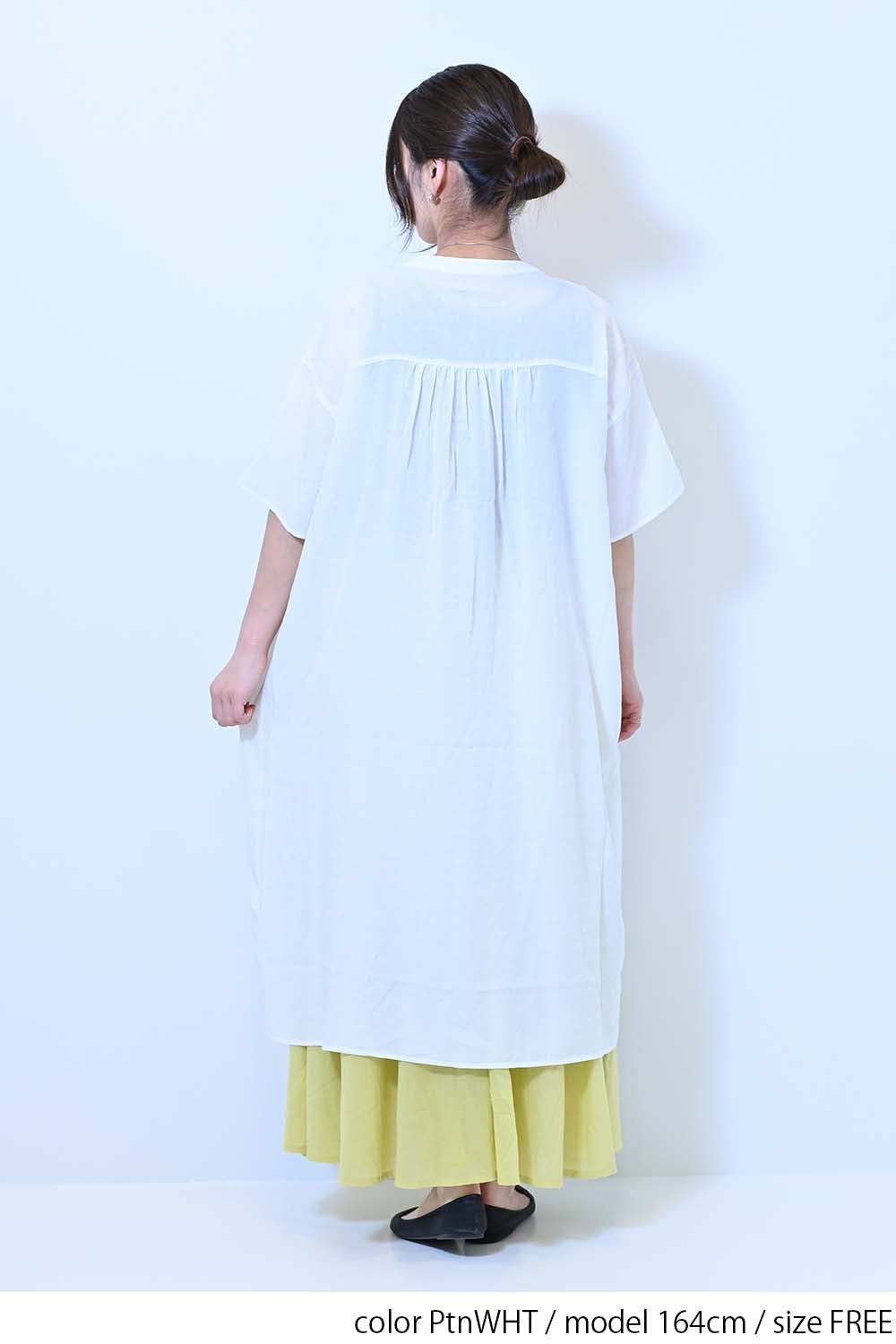 ≪SALE≫Heart Dobby Gathered Dress