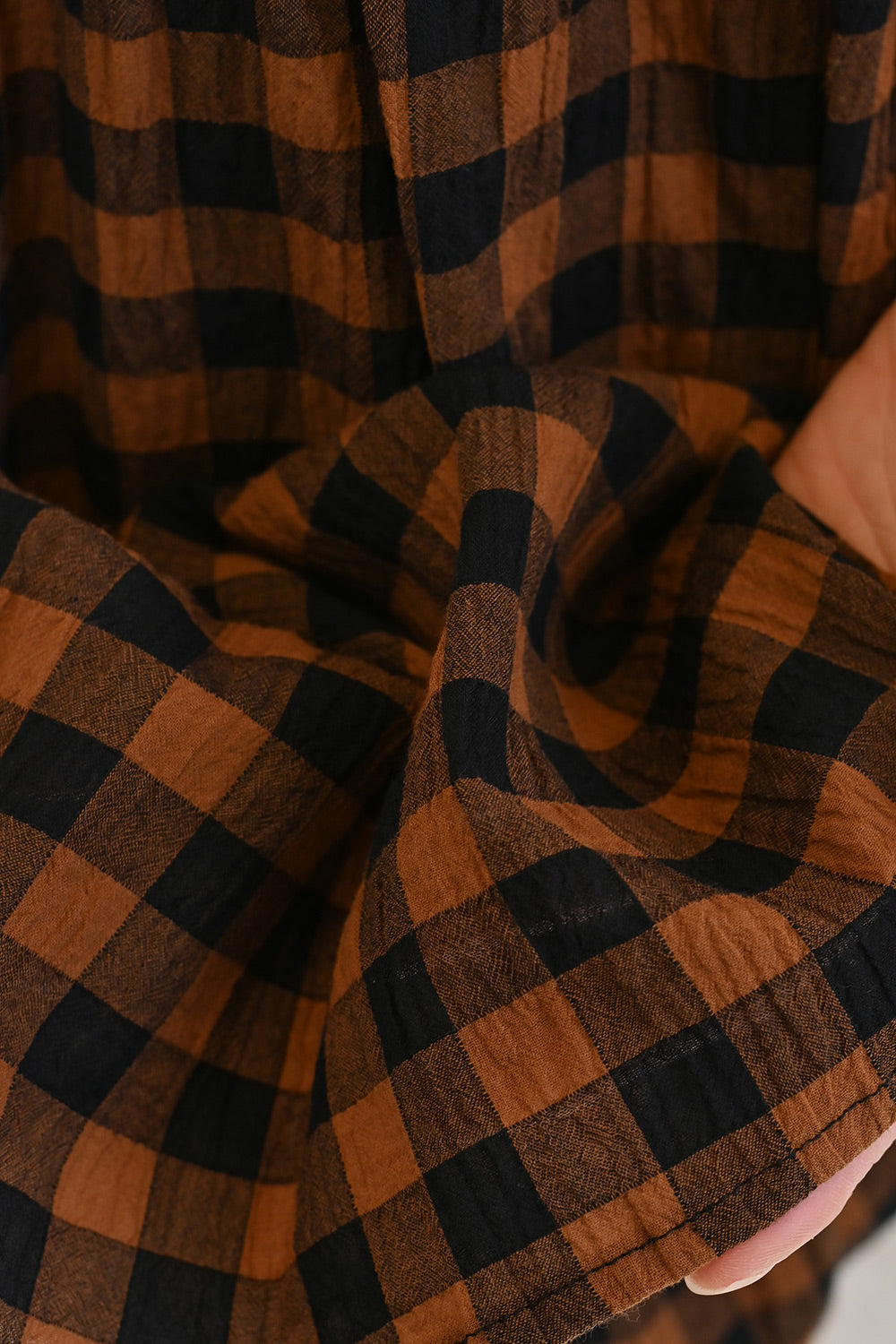 ≪SALE≫CHECK Gathered Cami Dress